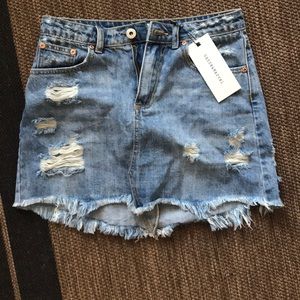 Dance & Marvel denim skirt